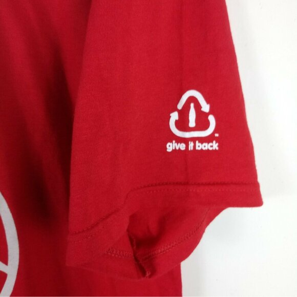 Coca Cola Arctic Home T-Shirt Men's XL Red Polar Bear Graphic Eco-Friendly Tee - Picture 3 of 8